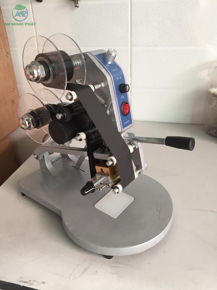 Máy in date dập tay DY-8