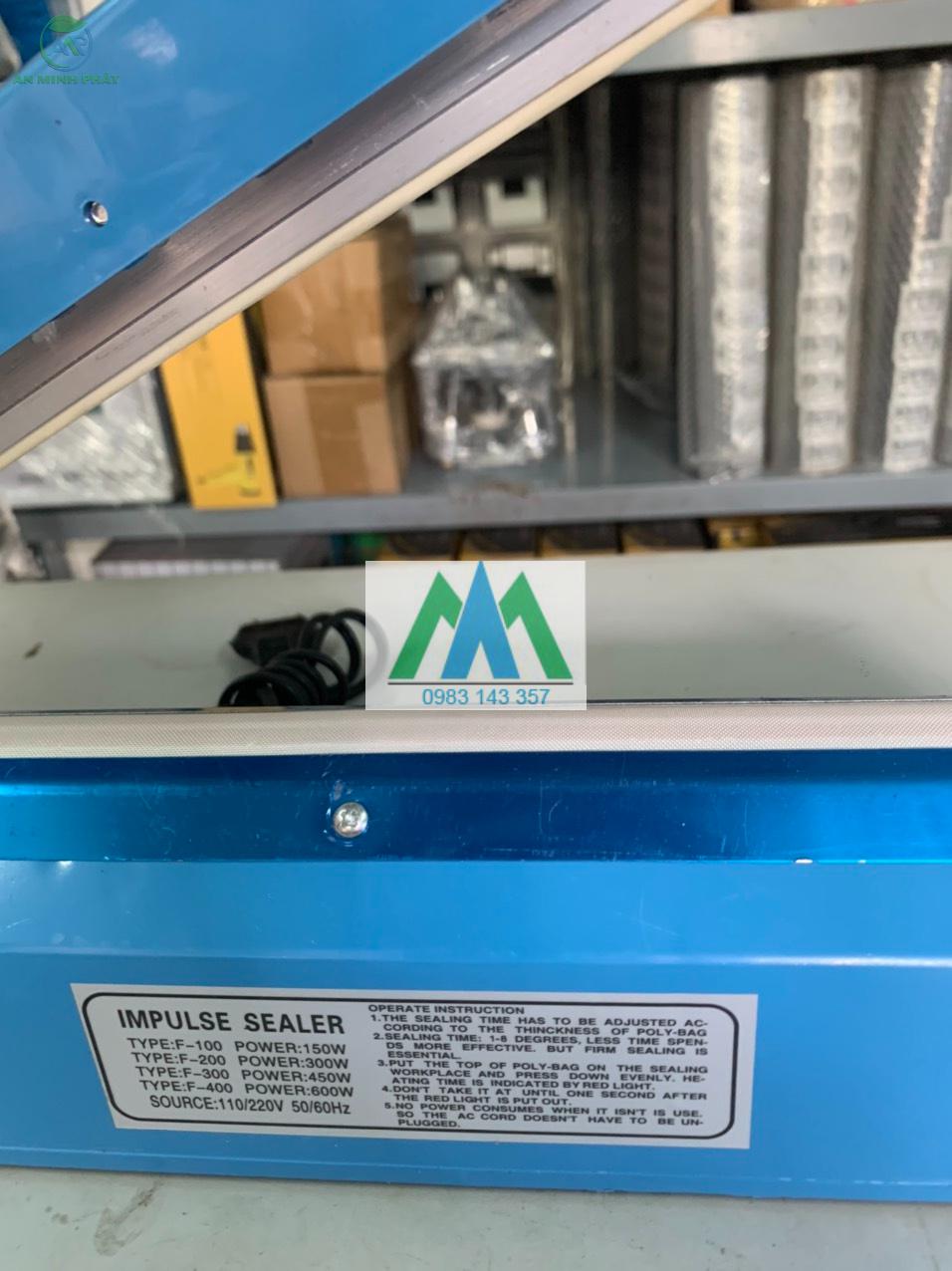 Máy dập miệng túi PFS 200 300 400