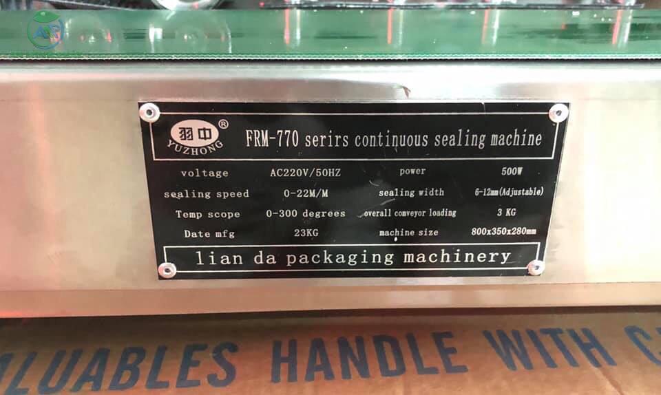Máy Hàn Miệng Túi Liên Tục FR-770